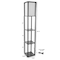 Hastings Home Hastings Home Floor Lamp Etagere Style with LED Light Bulb and 3 Tiers Storage Shelves (Black) 142906RCX - alternate 3